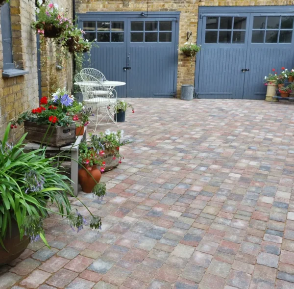 Woburn Rumbled Block Paving 50mm | Jones Building Supplies and Waste